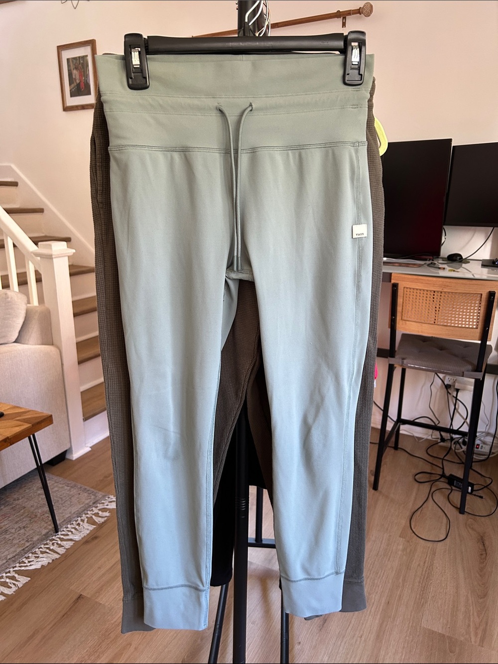 Vuori Leggings. Waist 14”. 24” inseam. No size tag